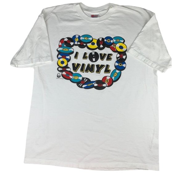 Other - Vintage  I love Vinyl  Graphic Tee